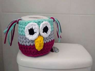 Porta Papel Higiênico de Crochê ► 97 FOTOS E TUTORIAL!