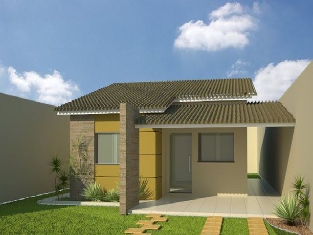 Fachada de Casa Simples