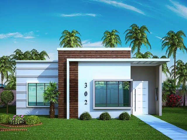 Fachada de Casa Simples