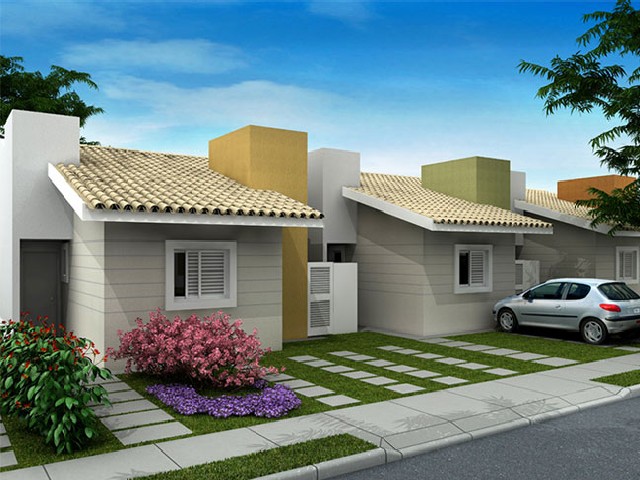 Frentes de Casas Simples e Bonitas