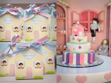tema casinha de boneca para festa infantil