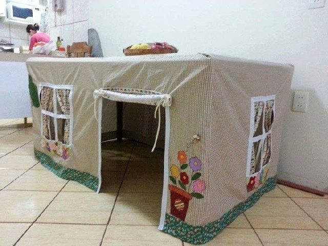 Toalha Tema De Festa Infantil Casa De Boneca