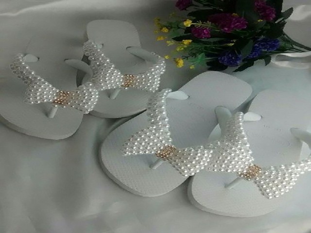 Chinelos Bordados Simples 8